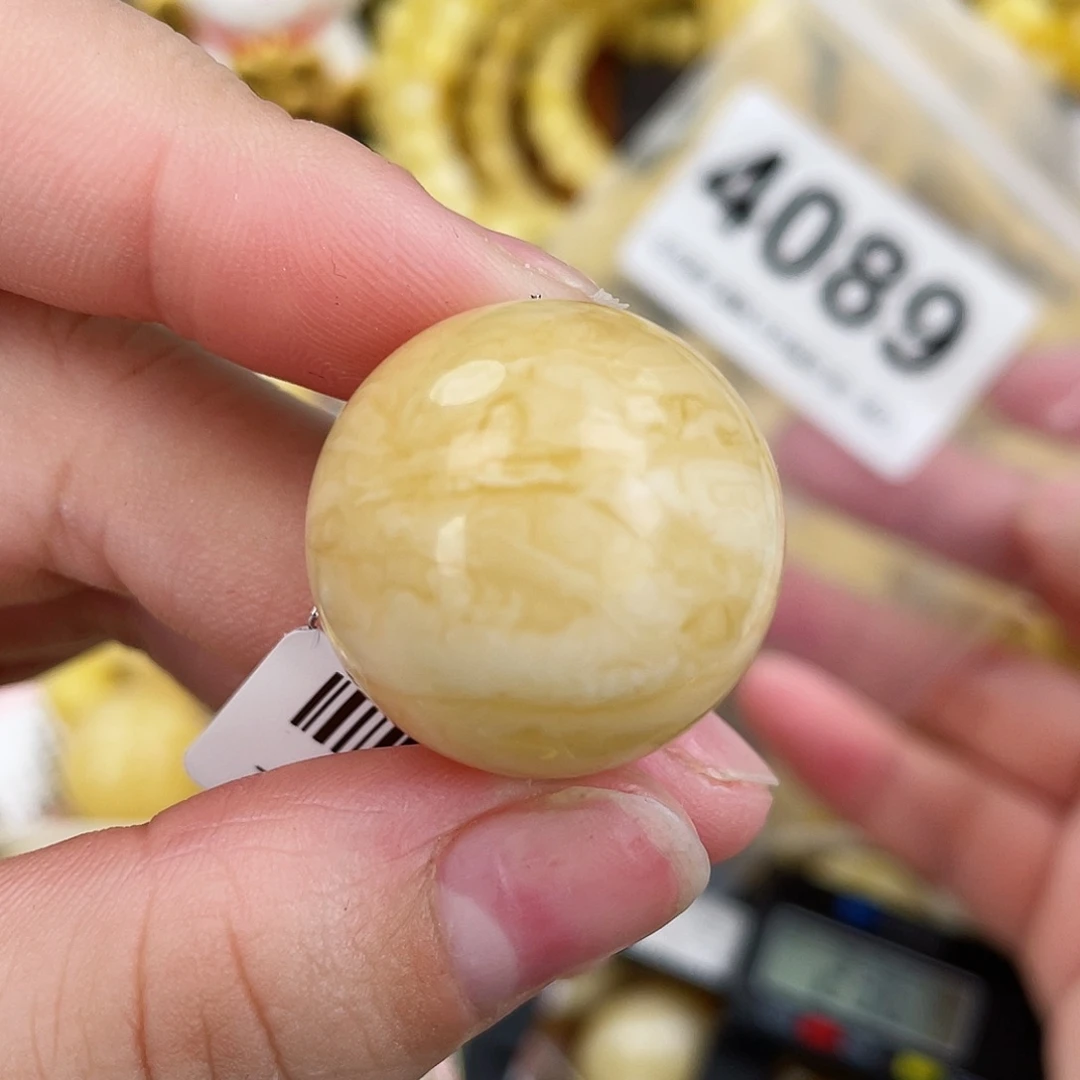 蜜蜡未镶嵌珠宝奇石粉23.5