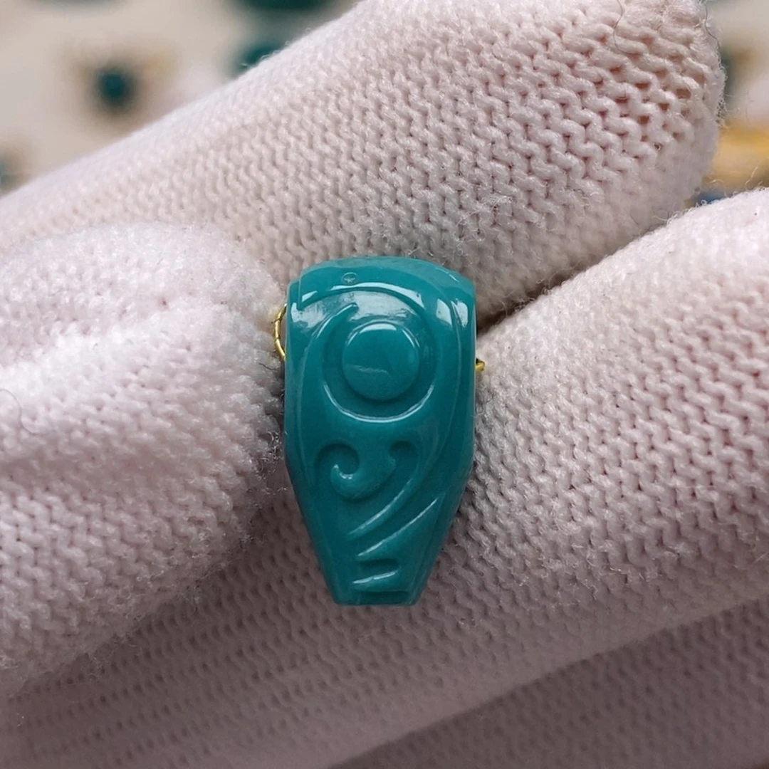 未镶嵌绿松石三通福利价Aa916//8.8mm