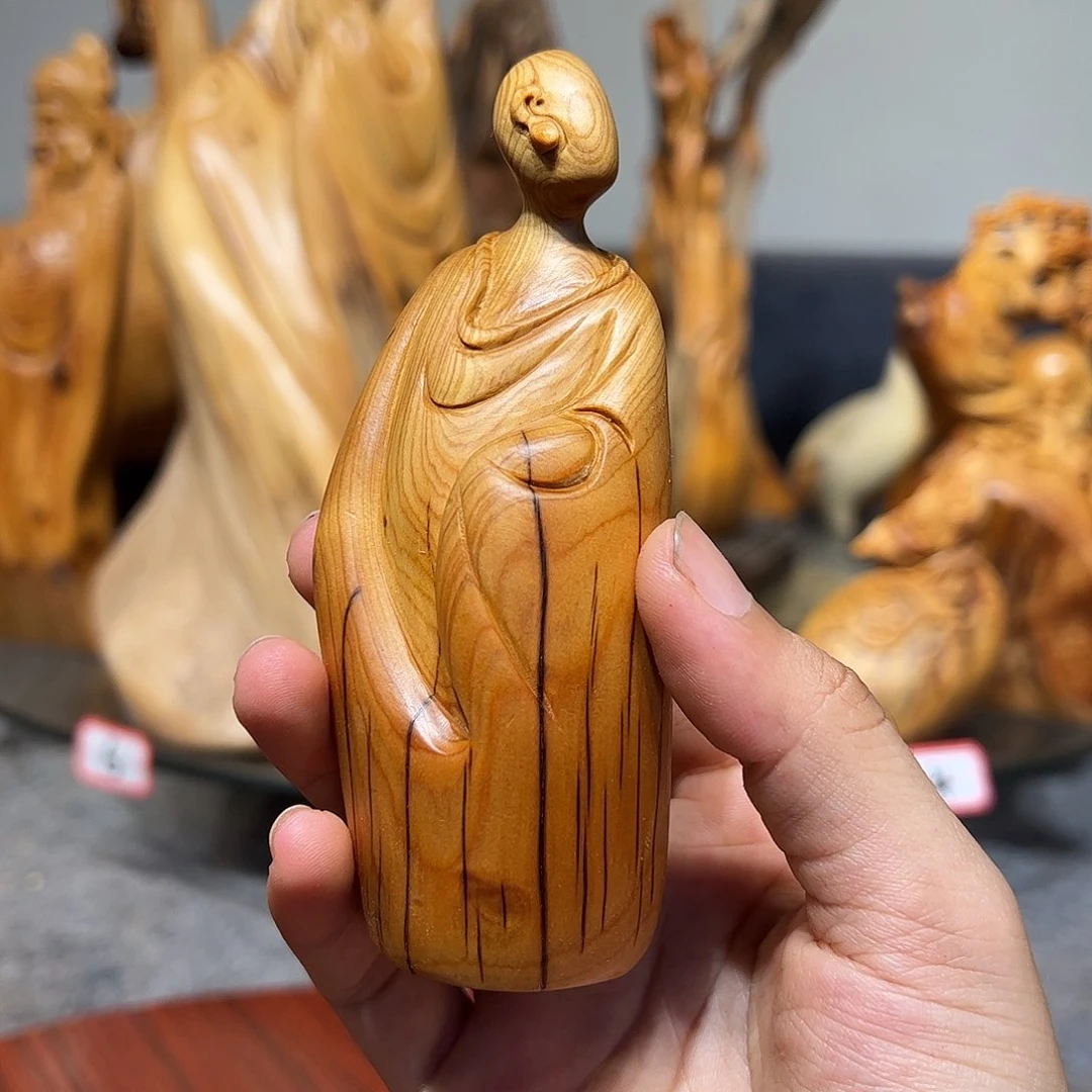 柏木崖柏木手把件摆件