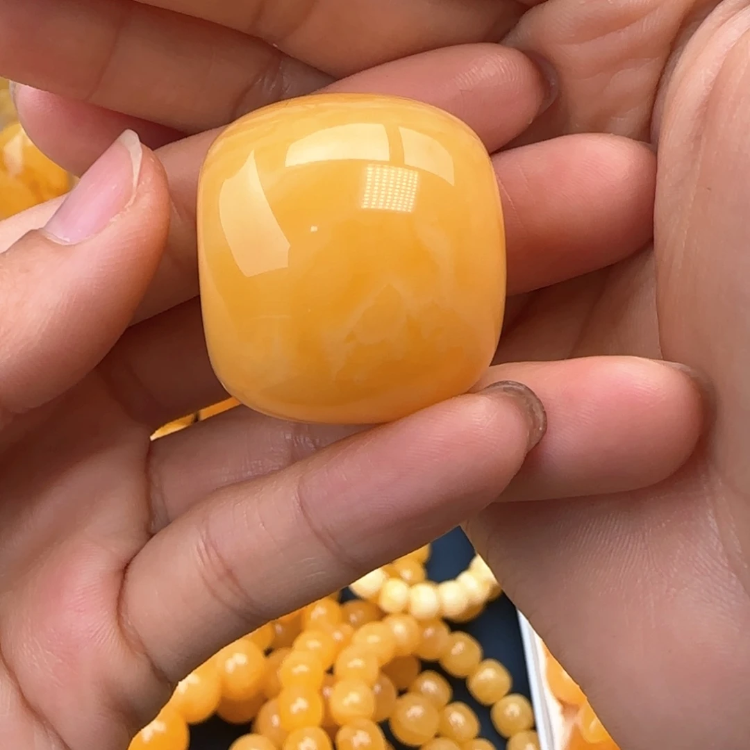 琥珀颈饰未镶嵌?**?墩子扣