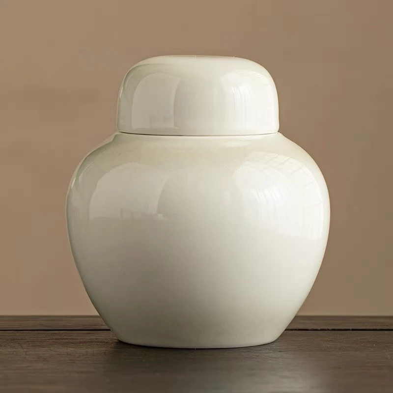 谦杯 陶瓷茶叶罐H1008(醒茶罐）（不密封）