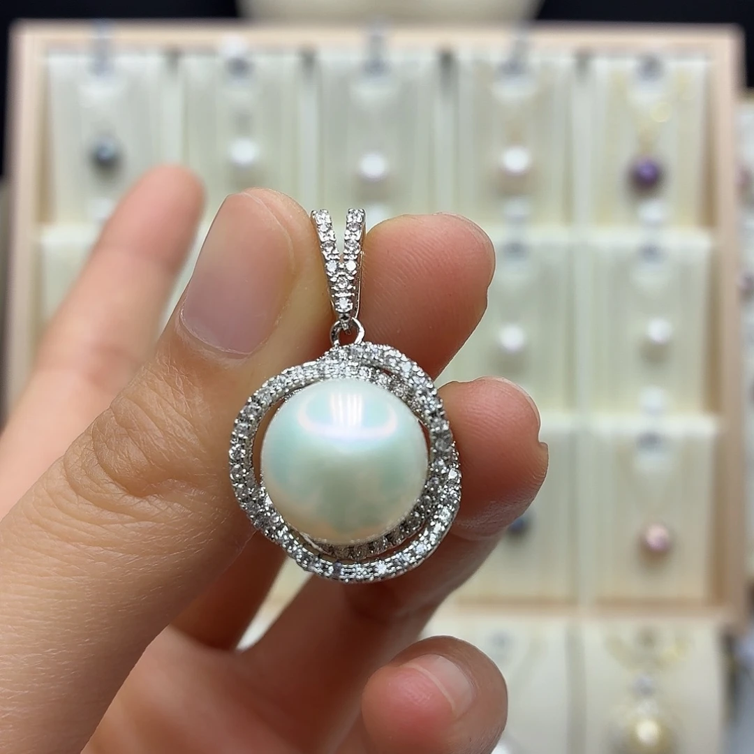 颈饰合金淡水珍珠