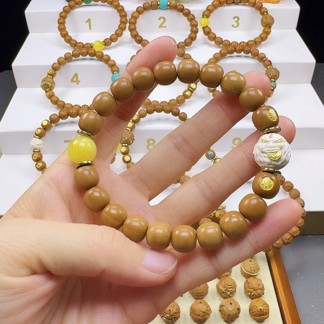 猴头核桃吊坠猴头手串