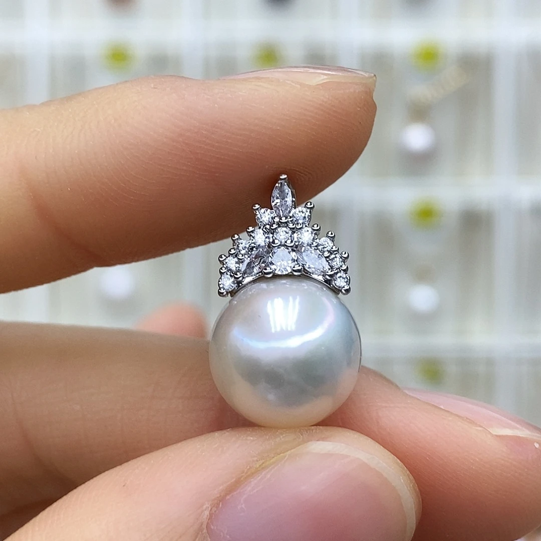 淡水珍珠未镶嵌吊坠(赠链)