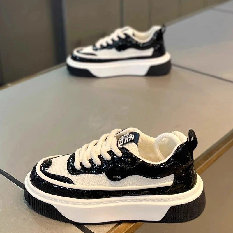 透气网面潮鞋新款增高男鞋夏夏百搭休闲鞋橡胶底厚底圆头系鞋子男