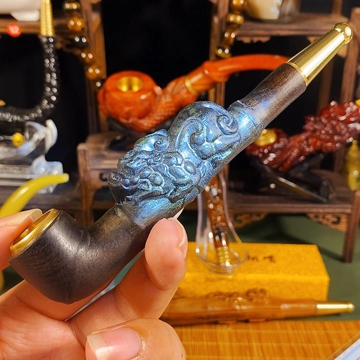 高端定制金丝楠烟嘴