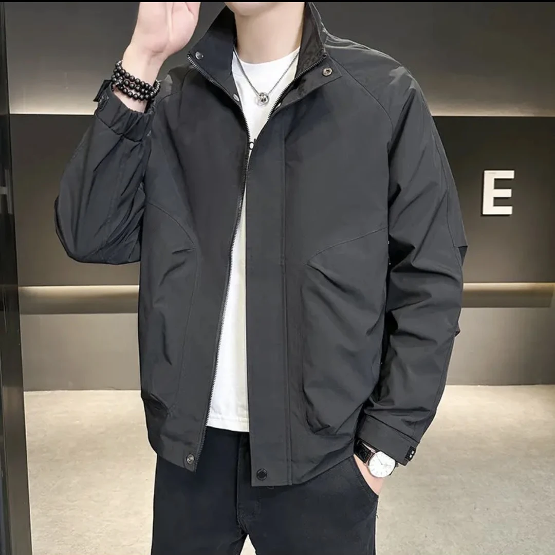 OK-2025春季新款男士百搭时尚潮流运动外套简约男士外套9806