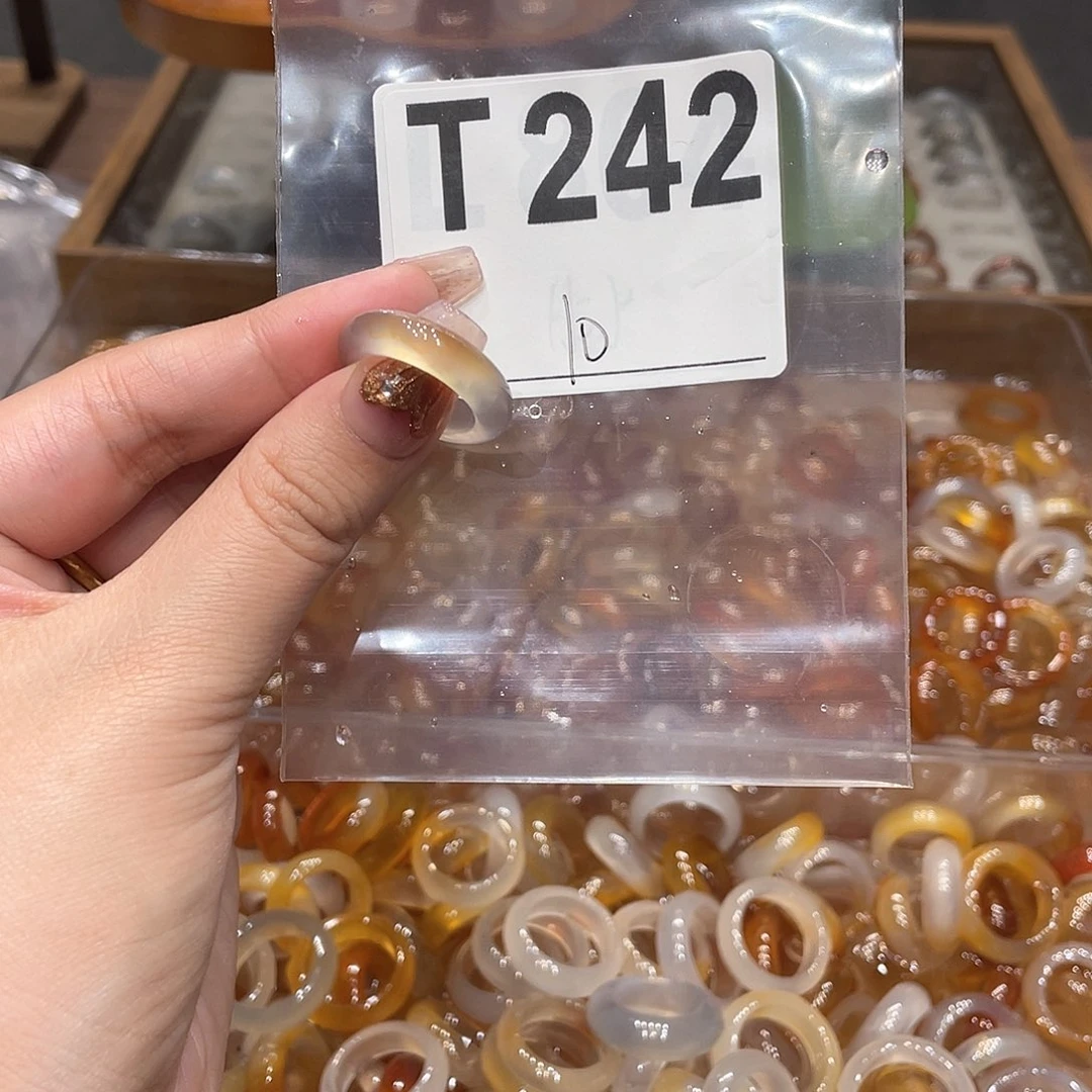 玛瑙/玉髓未镶嵌戒指242