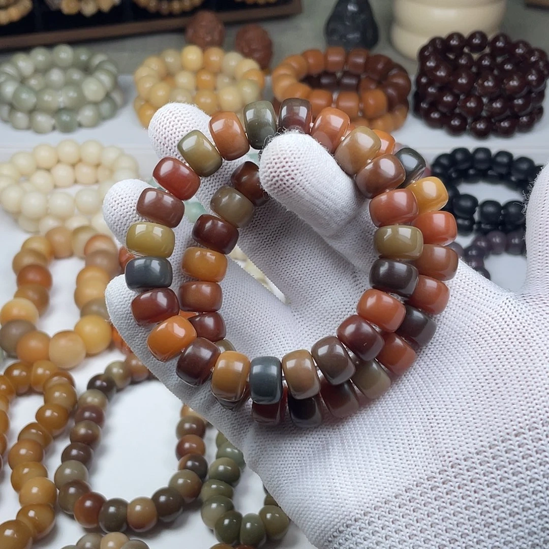 手串菩提根/象牙果福利菩提干磨药片单圈