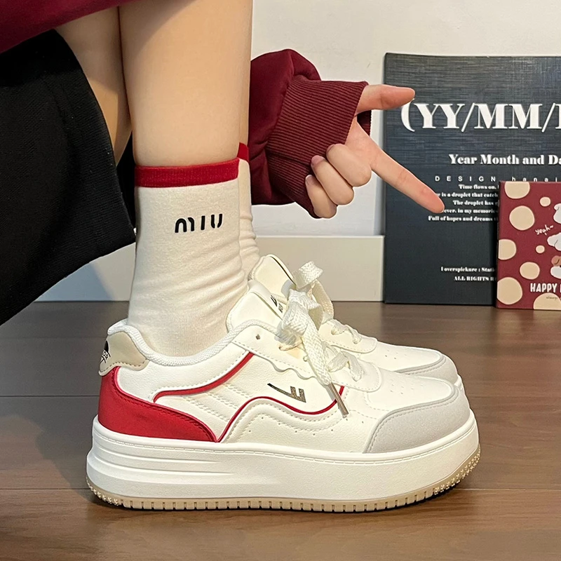 回力鞋子女款爆款2025新款板鞋轻便百搭休闲ins小白鞋运动厚底鞋