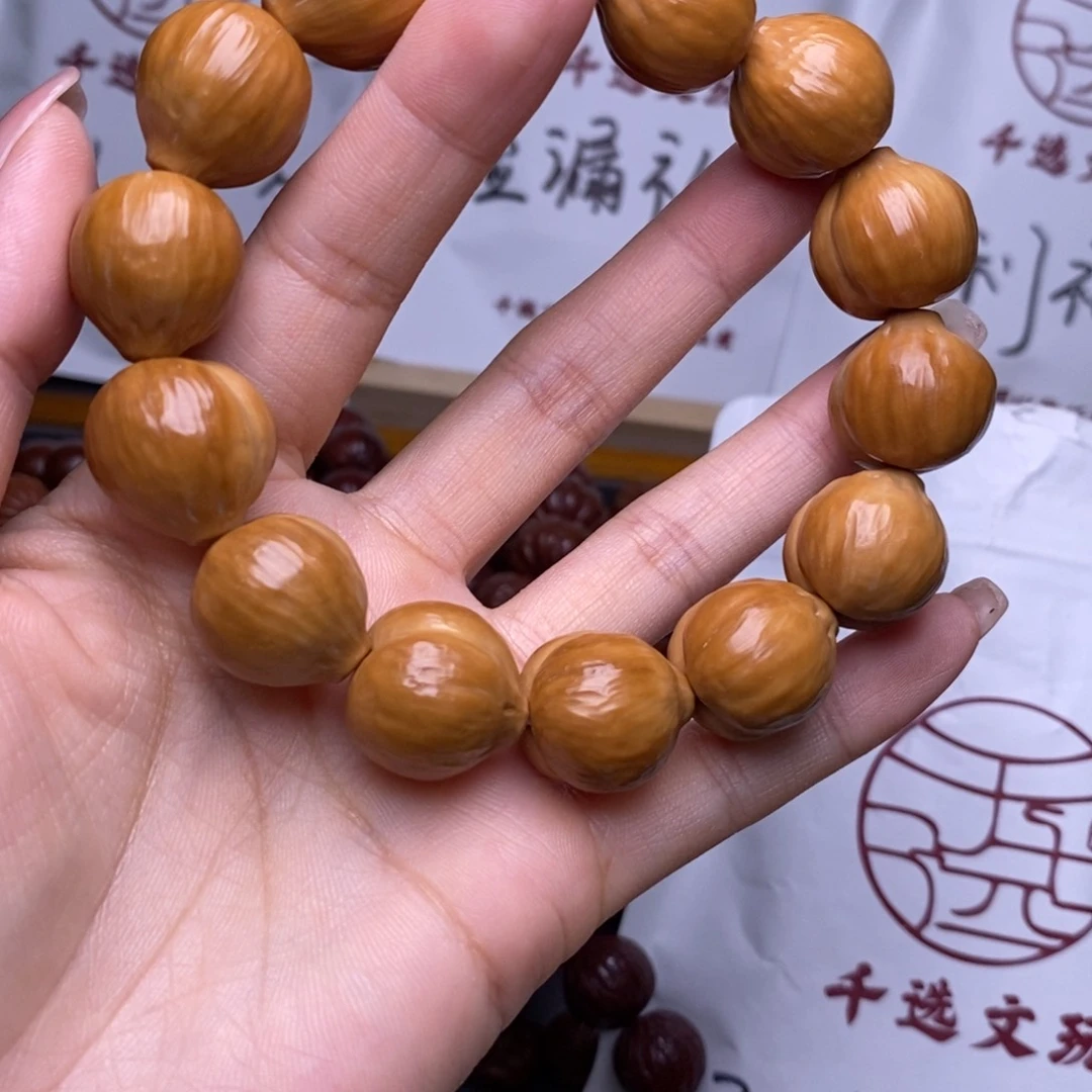 猴头核桃手串屁桃
