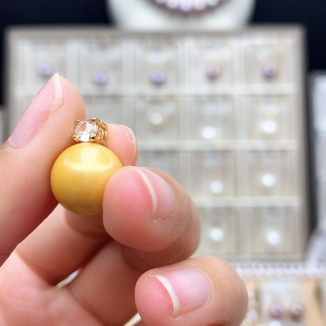颈饰合金淡水珍珠