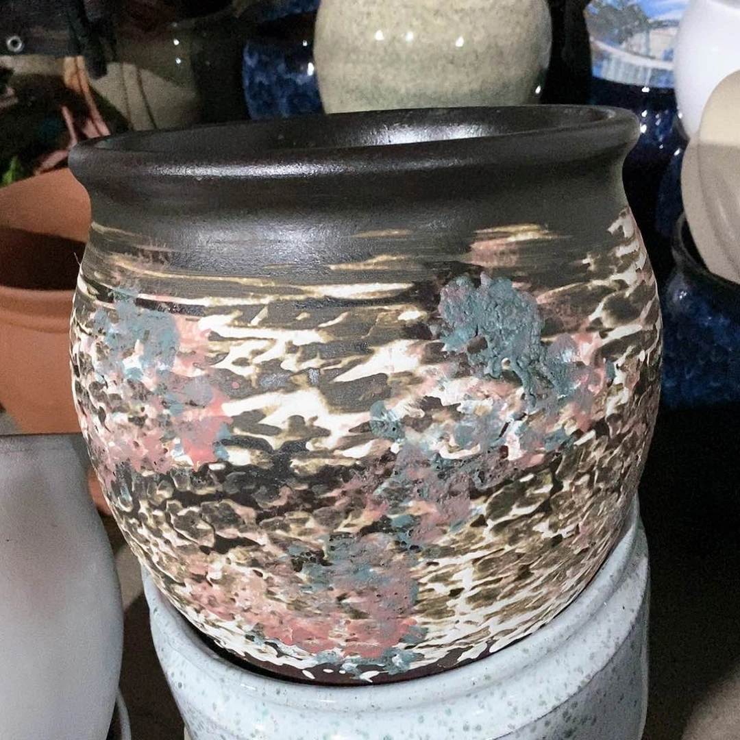 紫砂花盆正品口25高24