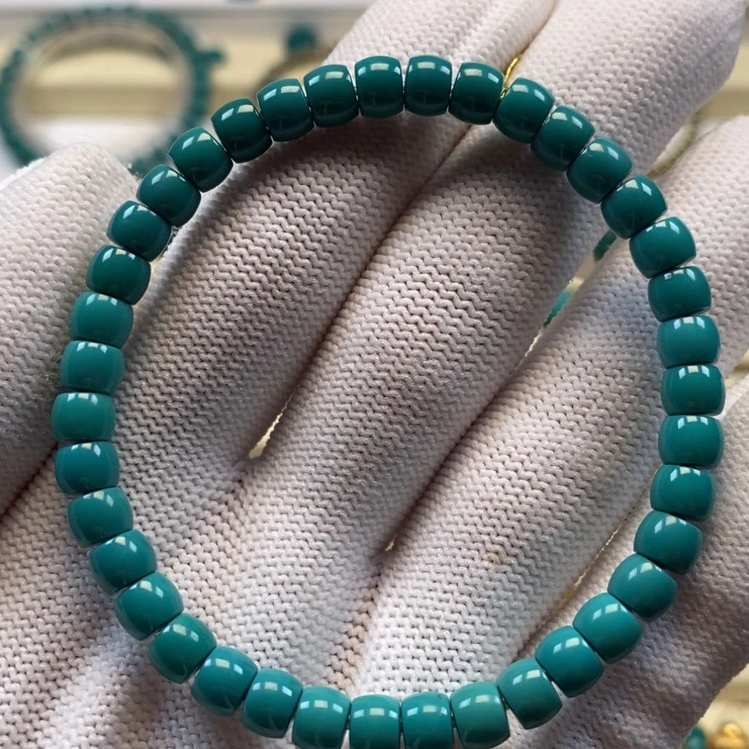 未镶嵌绿松石珠宝奇石直切单圈5.8