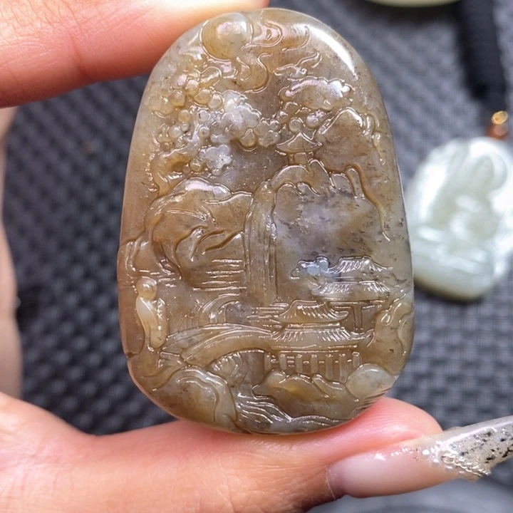 和田玉颈饰未镶嵌