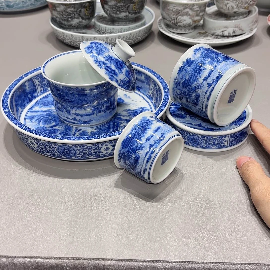 盖碗景德镇高温陶瓷