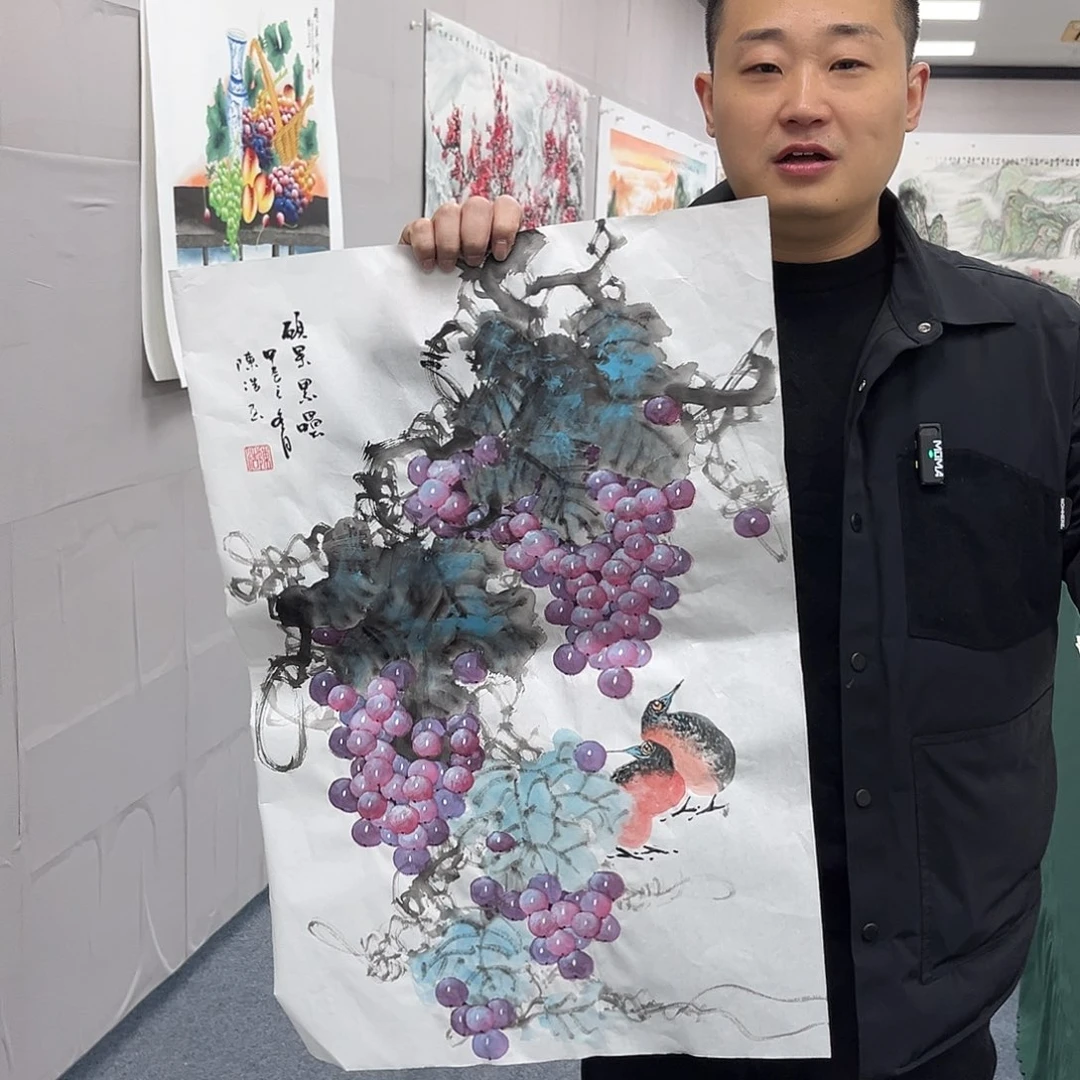 国画宣纸国画作品纯手绘