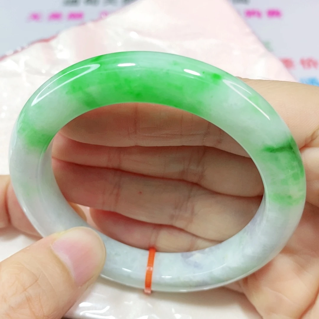 未镶嵌手镯翡翠55圈口正圈