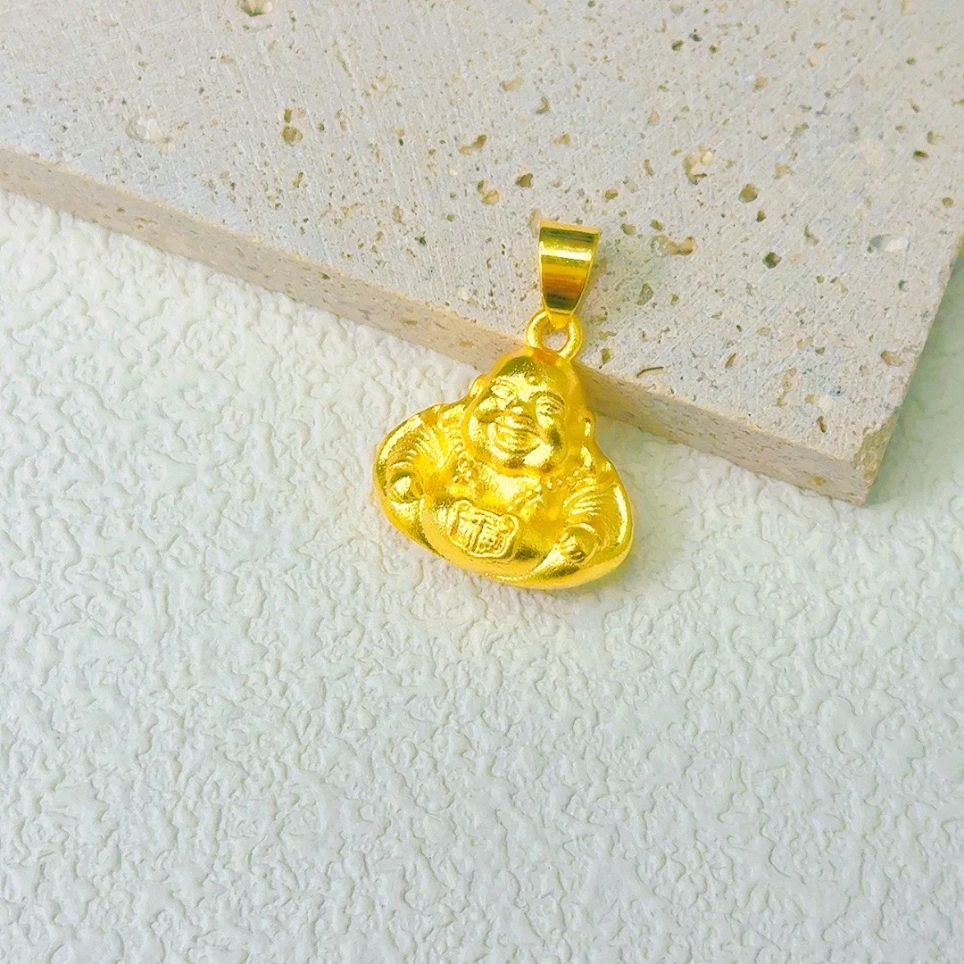 精工版 实心小佛公吊坠-278