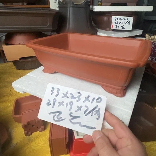 宜兴紫砂花盆一个