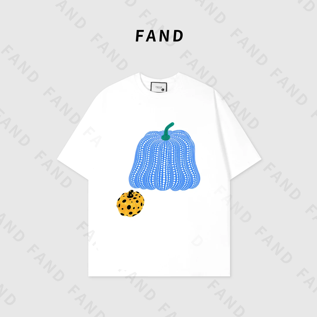 FAND妍妍【Lujia】25女新休闲百搭宽松遮屁落肩吸汗纯棉短袖T恤上衣