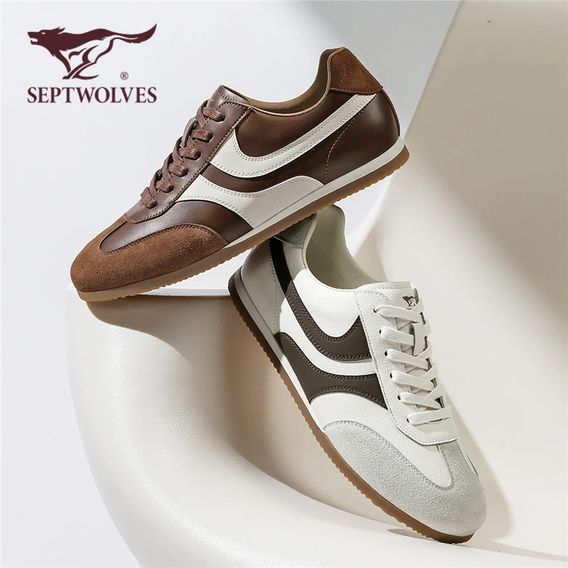 七匹狼正品男鞋秋季透气轻便德训鞋男士阿甘鞋百搭休闲运动小白鞋