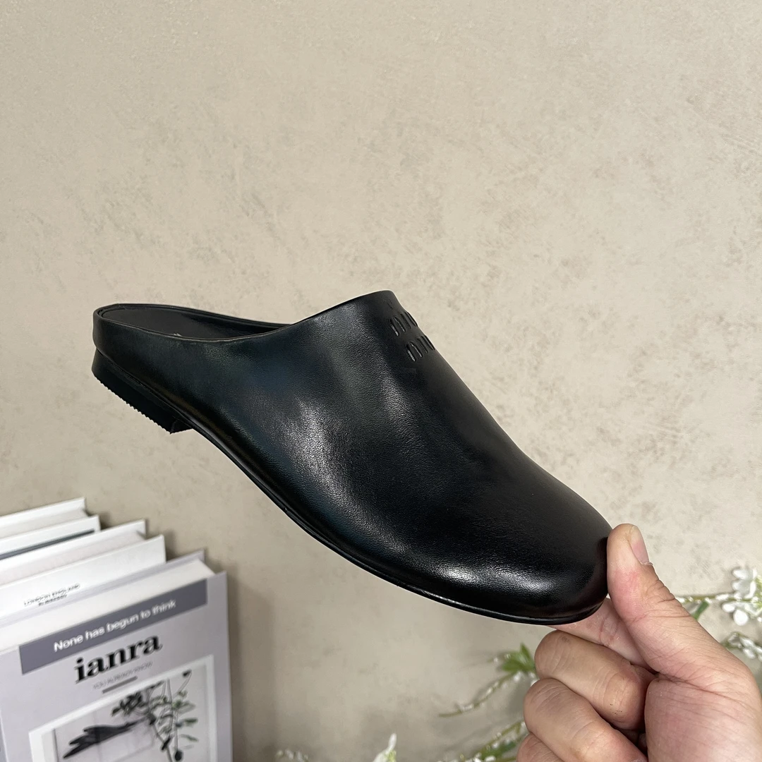 李大龙9260牛皮2cm/水洗工艺时尚夏季透气包头拖鞋女外穿舒适