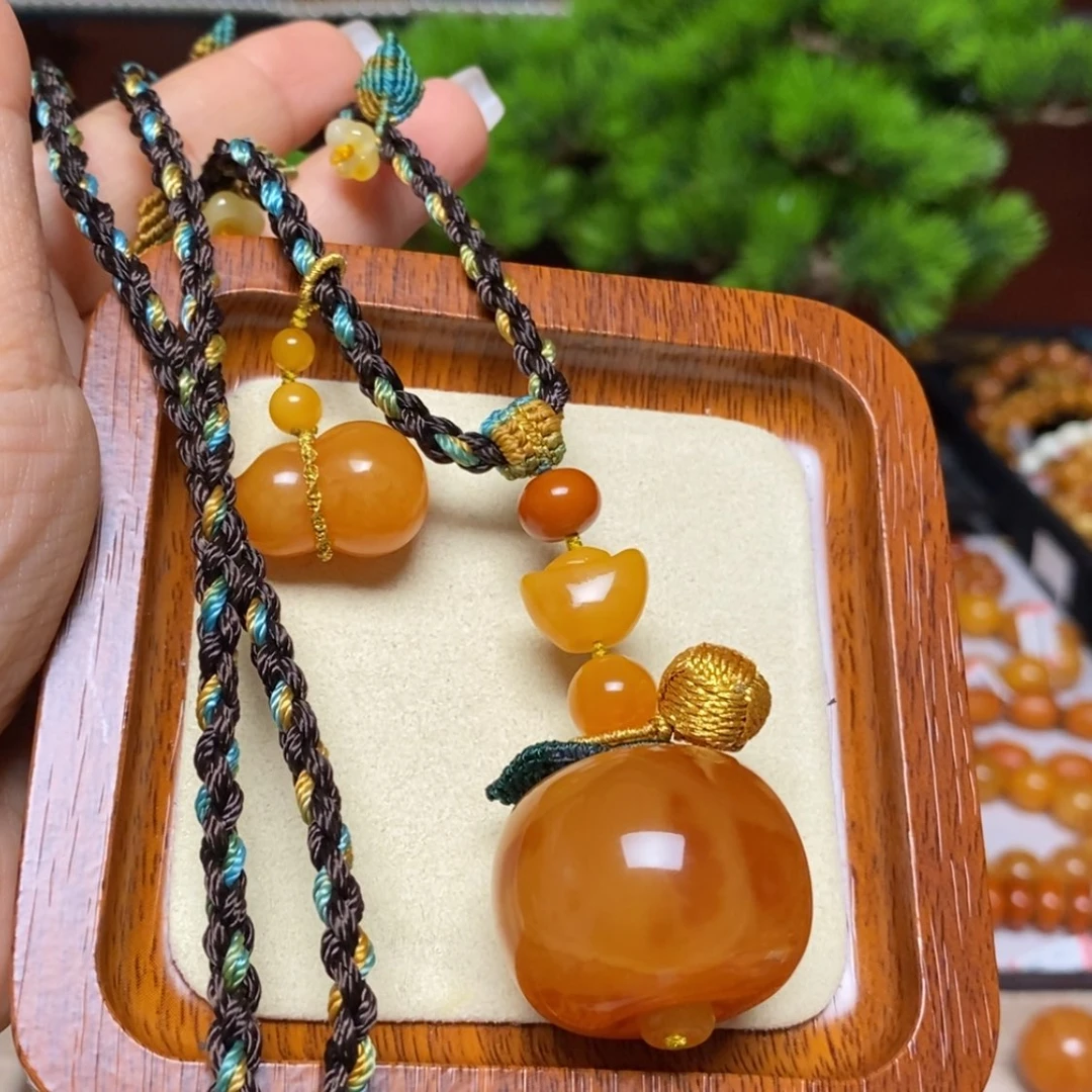 【闪购商品】蜜蜡颈饰未镶嵌项链