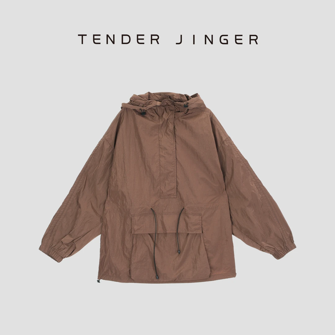 Tender Jinger【活动】工装风连帽套头上衣T52FCC30407