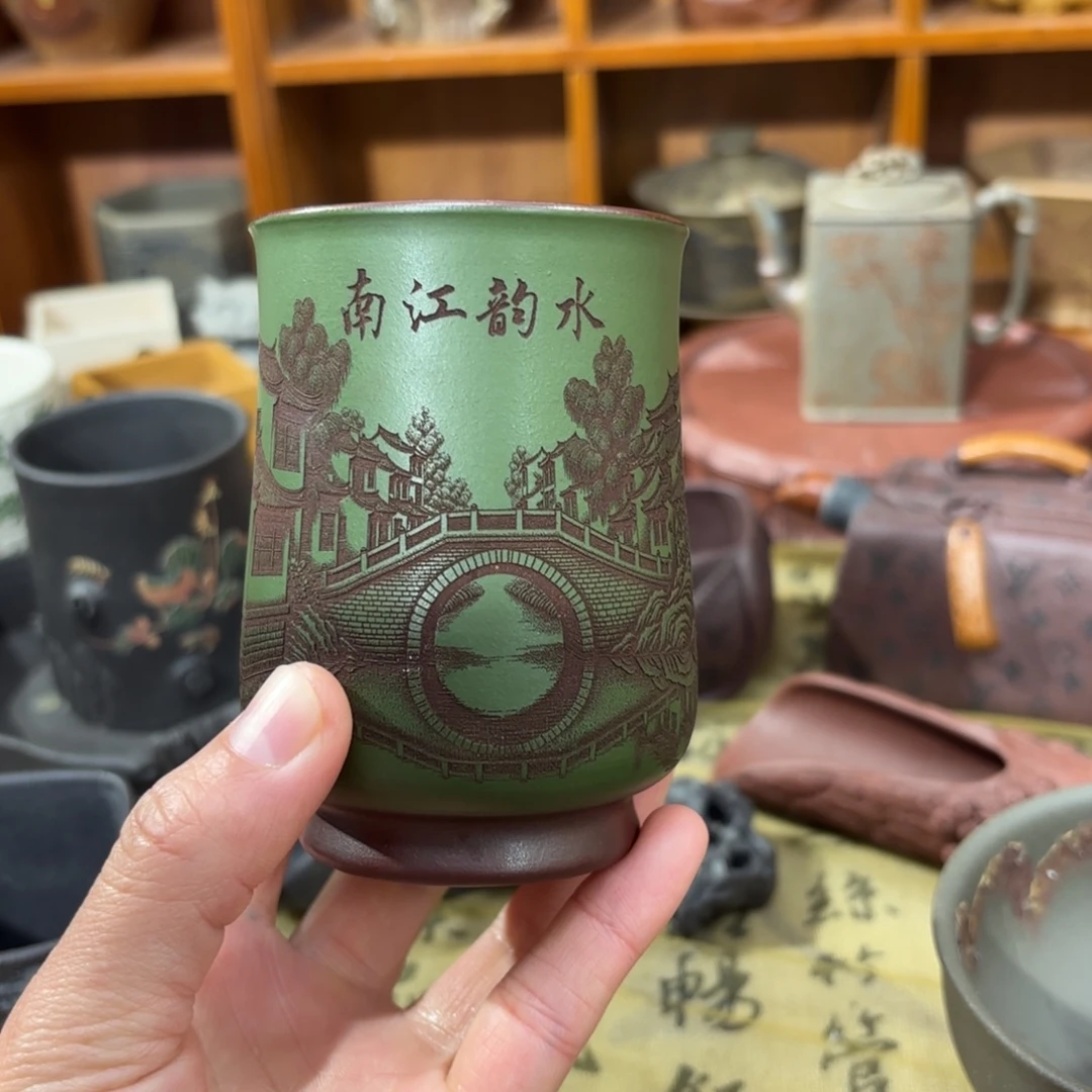 紫砂茶杯宜兴紫砂原矿茶器