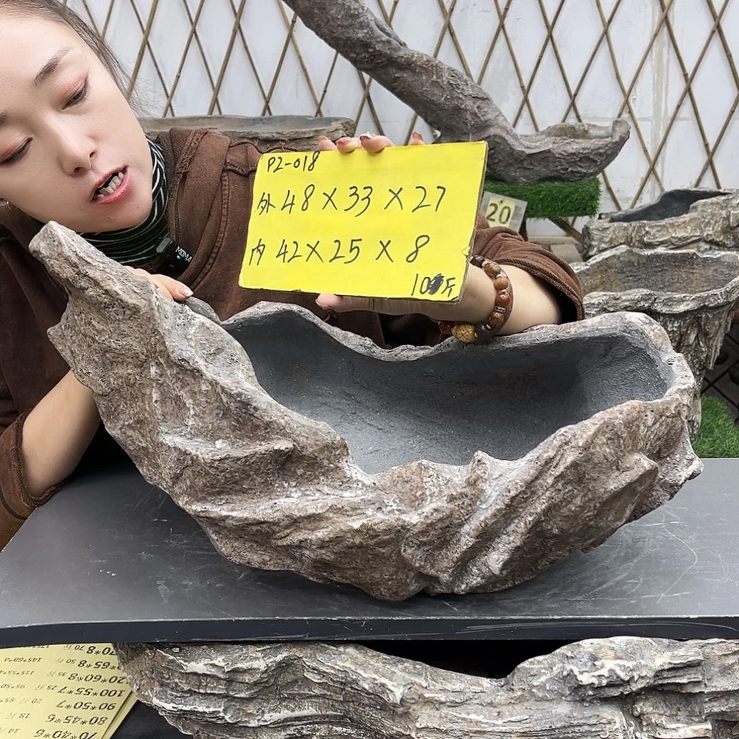 盆景异性花盆鱼缸p2-018