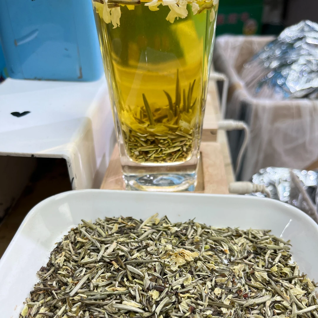 高碎 蒙顶山茉莉银针选芯飘雪 碎茶广西茉莉花茶