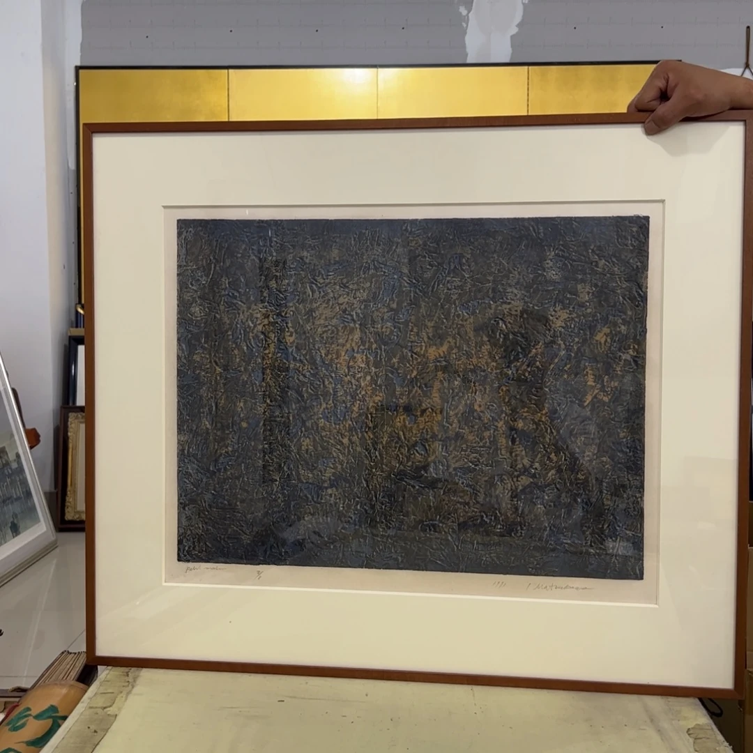 大***生绘画屏风框画茶空间设计