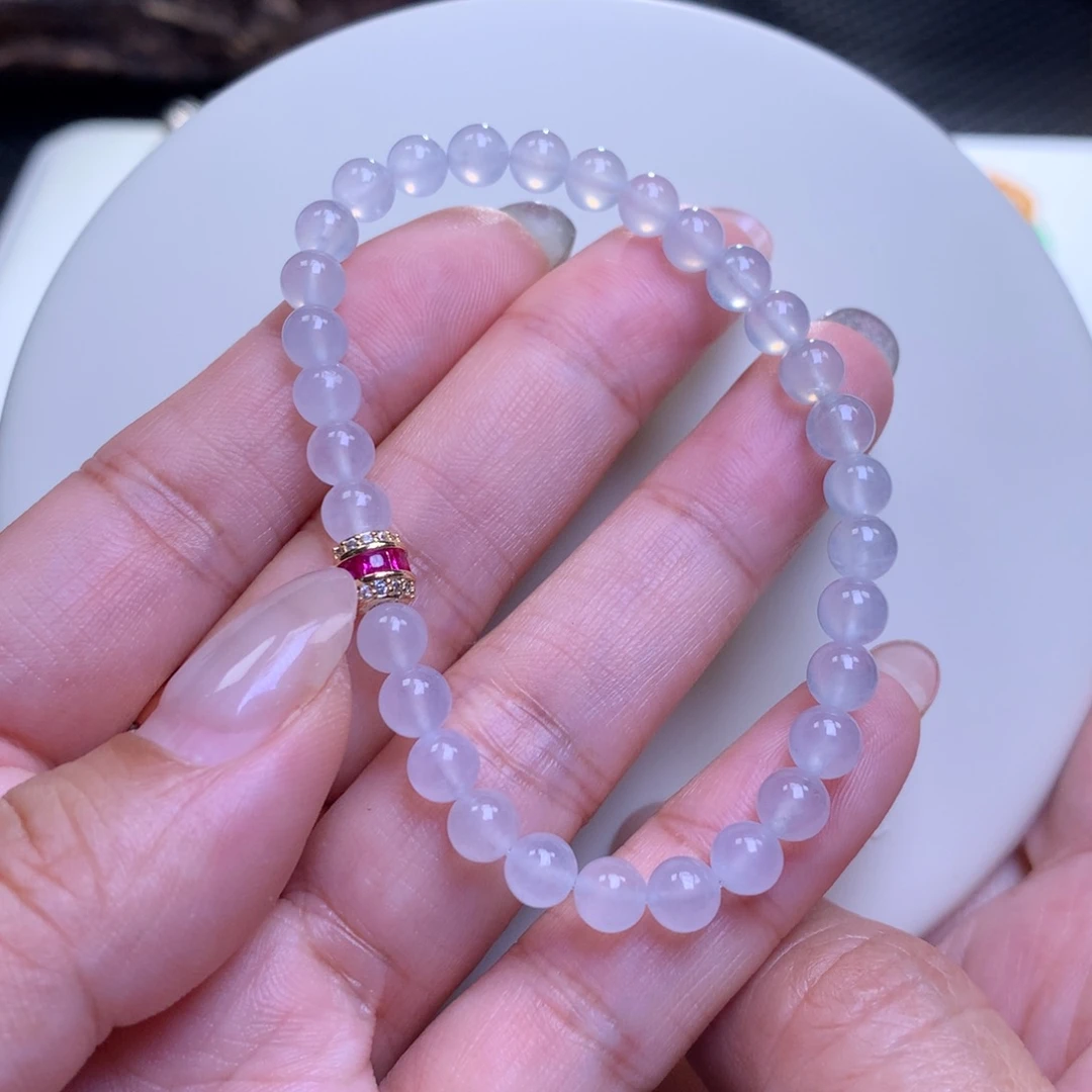 未镶嵌手链翡翠翡翠手串卡5.6