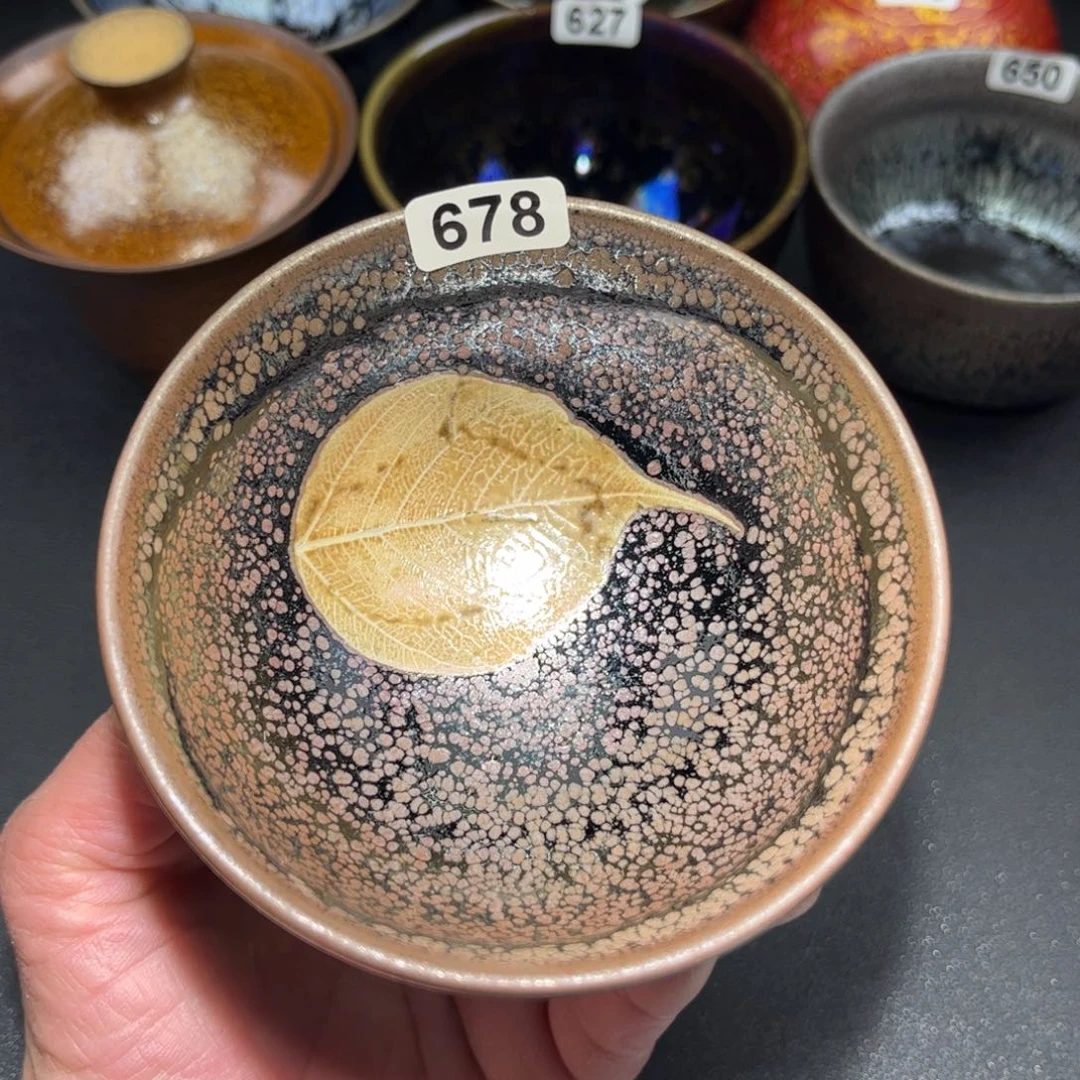 茶盏678 建盏单盏太好看了吧……微瑕