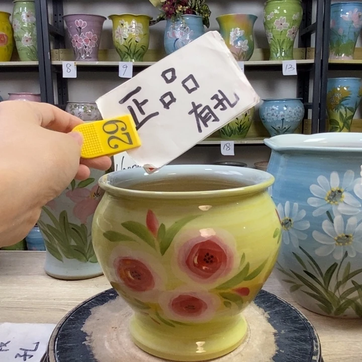 景德镇高温陶瓷花盆