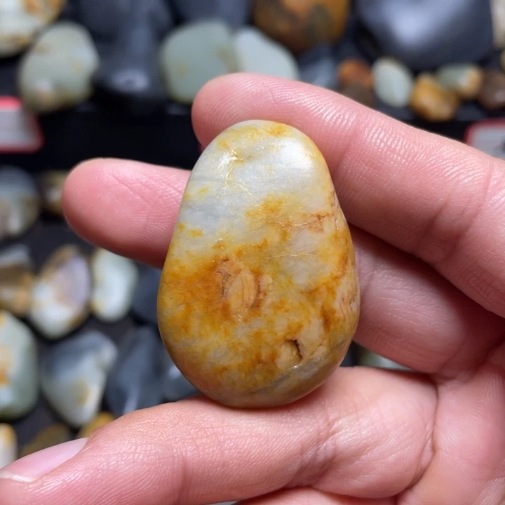 和田玉未镶嵌挂件10