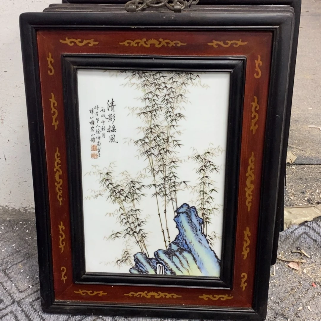瓷50*40 景德镇瓷板画柴窑烧制