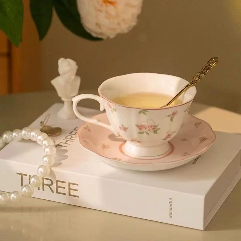 玫瑰庄园下午茶杯碟