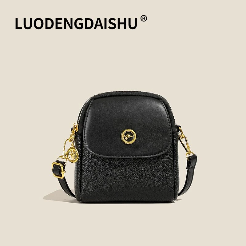 新款时尚简约手机包5550黑色