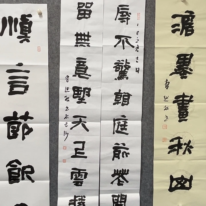 书法曹述林书法作品软片