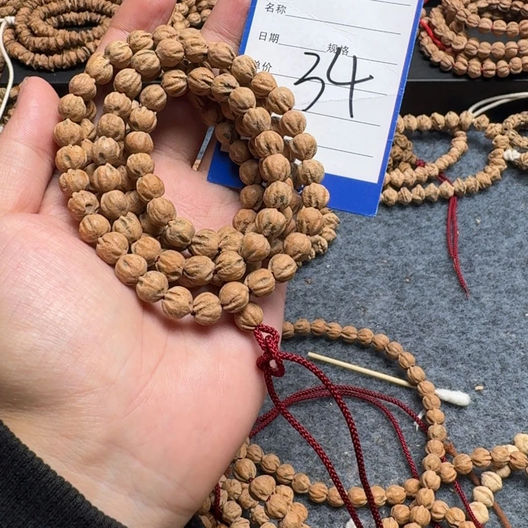 柏香籽/百香籽手串藝*34