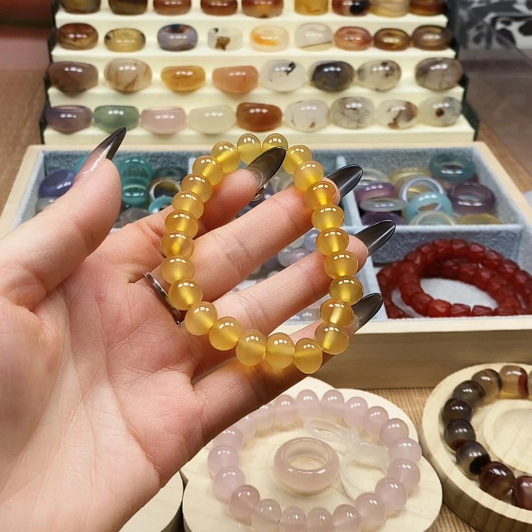 哈***哈玛瑙/玉髓未镶嵌戒指