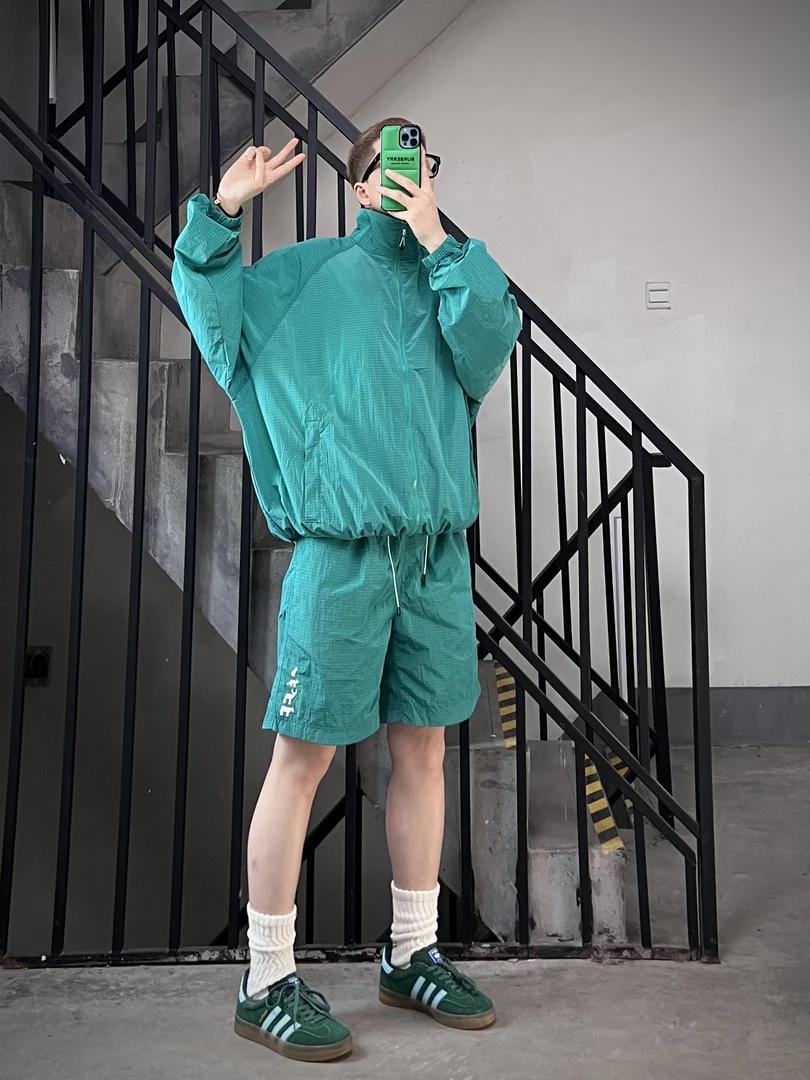 UY-058美式夏季户外速干超薄男女情侣款山系宽松休闲短裤潮流薄款