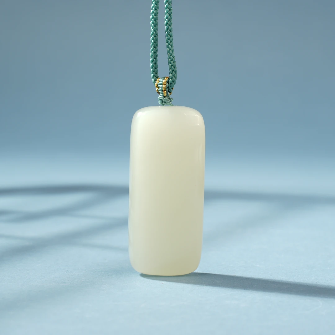 盟世玉浅晴水色平安无事牌DXY9-7