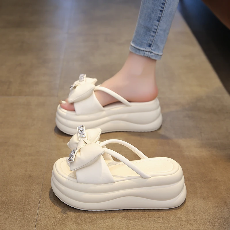 小码33增高凉拖鞋女外穿2025夏季新款高级感气质百搭仙女风沙滩鞋