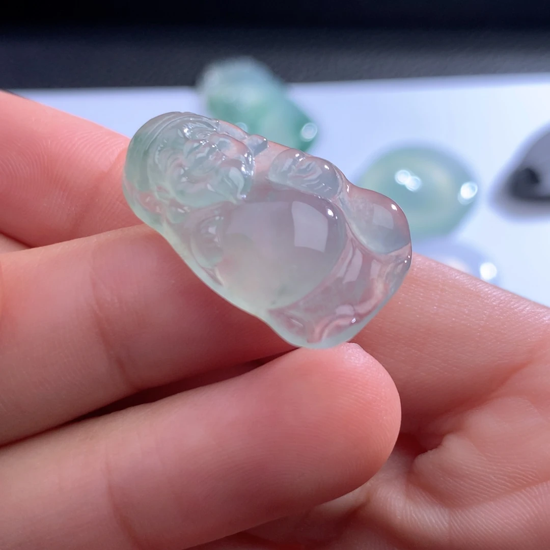 翡翠未镶嵌毛衣链缅甸