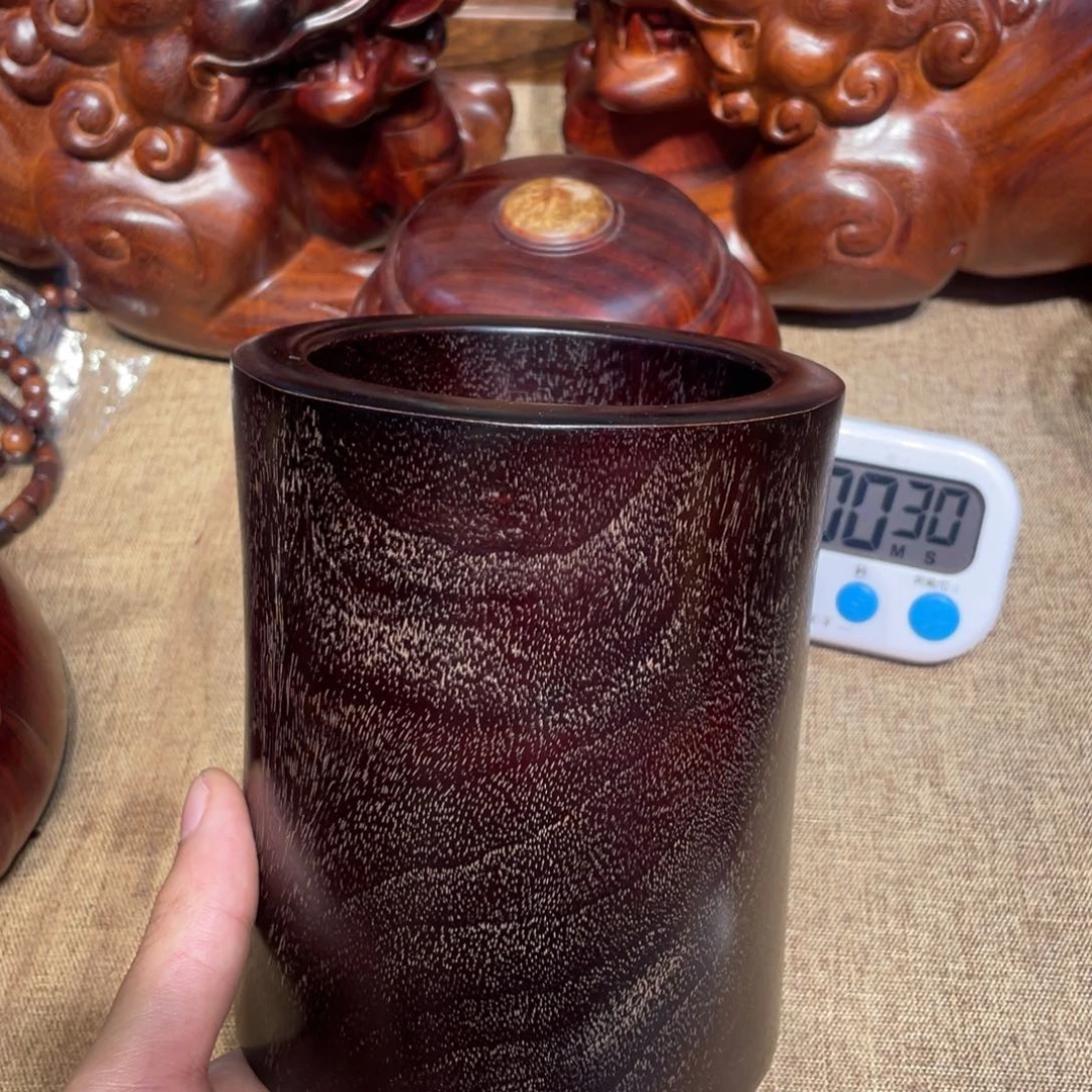 木涛****1笔筒小叶紫檀