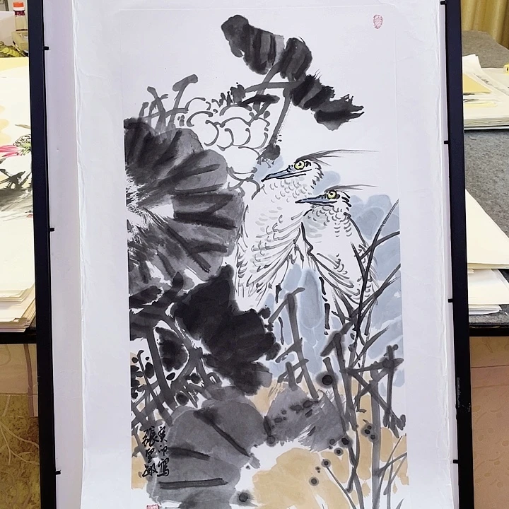 国画张圣敏先生纯手绘作品