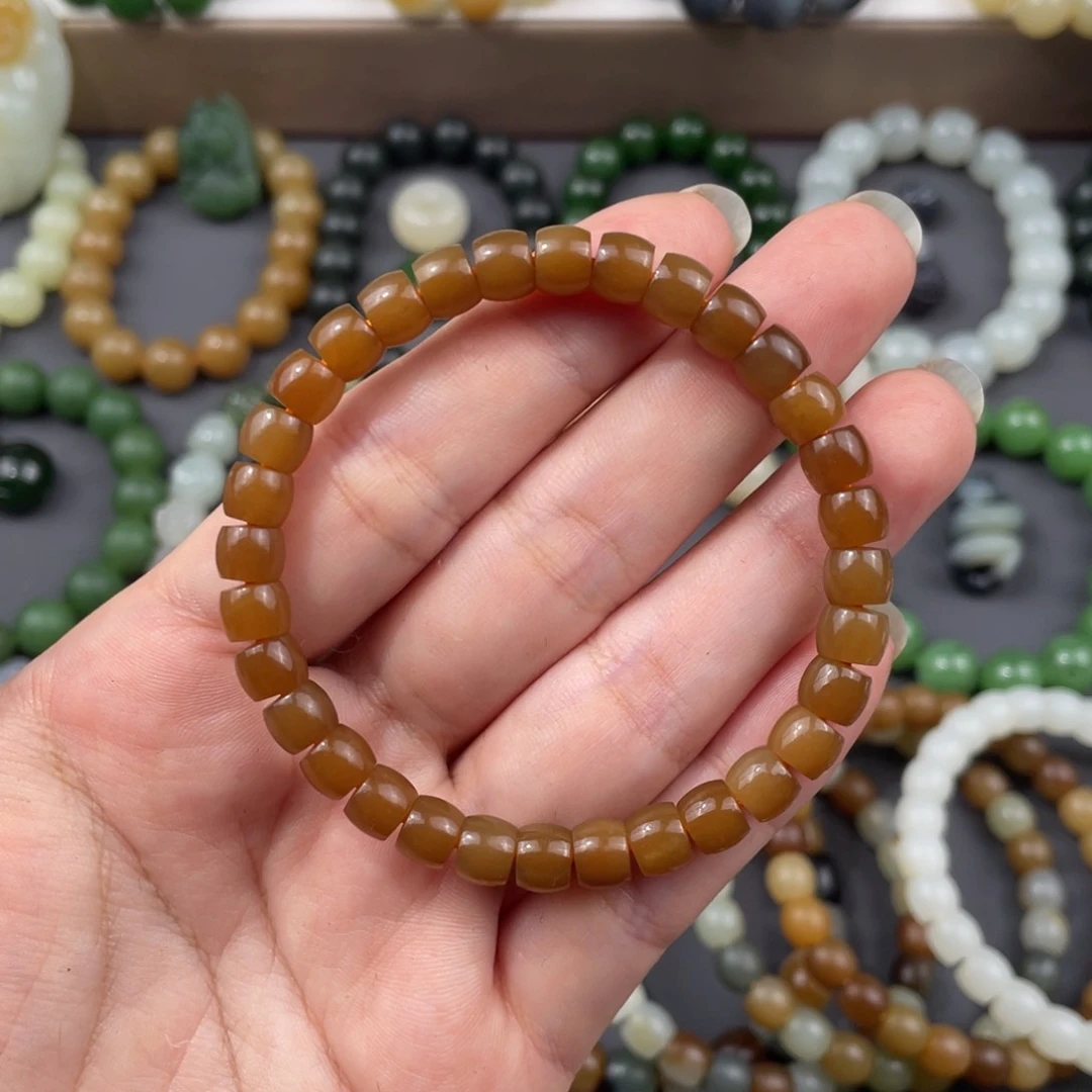 和田玉手串未镶嵌